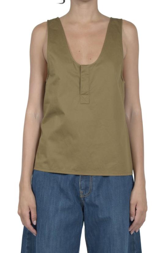 26SS 생로랑 탑 2100000564996 Green