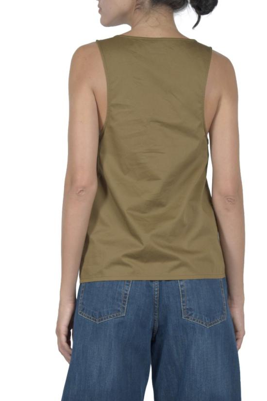 26SS 생로랑 탑 2100000564996 Green - SAINT LAURENT