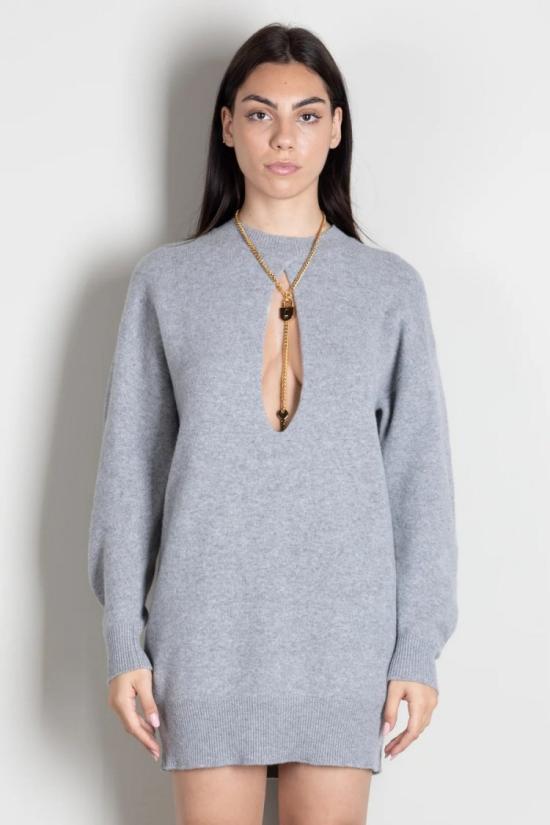 26FW 엘리자베타프랜치 원피스 AM23T66E243138 Grey - ELISABETTA FRANCHI