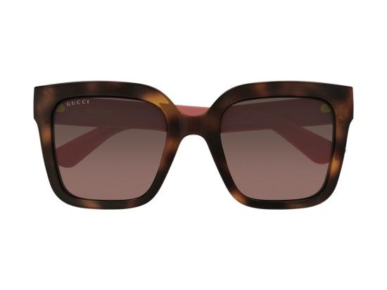 26FW 구찌 선글라스 Gg2190s 호피무늬 오버사이즈 스퀘어 - GUCCI