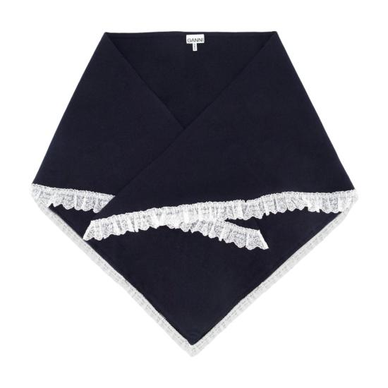 26FW 가니 머플러/스카프 B3020251 683 BLACK