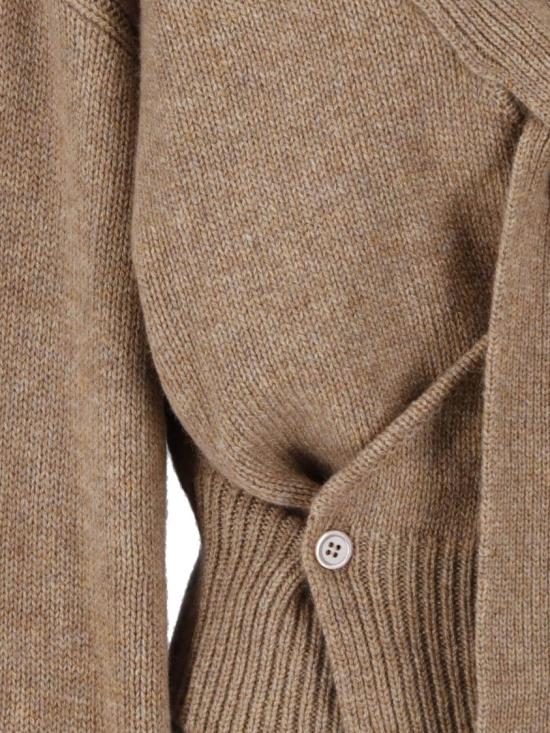 26FW 에르마노 설비노 니트웨어 D495M745IWNM4924 Brown - ERMANNO SCERVINO