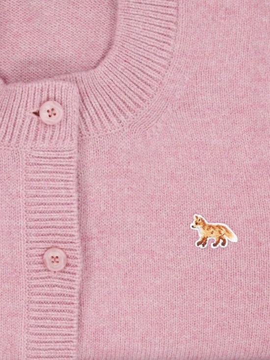 26FW 메종키츠네 베이비 폭스 램스울 피티드 가디건 PW00506KT1006P623 Pink - MAISON KITSUNE