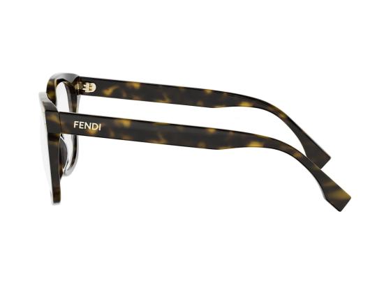26FW 펜디 선글라스 Fe50161i 호피무늬 오버사이즈 사각 프레임 안경 - FENDI