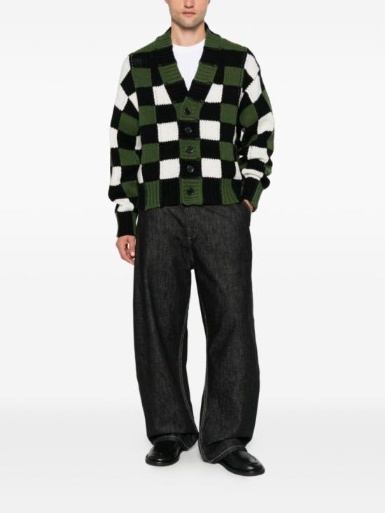 26FW 겐조 니트웨어 FG65CA8023FB 50 Green - KENZO
