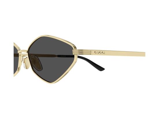 26FW 구찌 선글라스 Gg2222s 골드 기하학적 금속 - GUCCI
