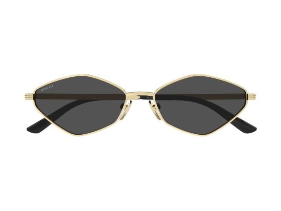 26FW 구찌 선글라스 Gg2222s 골드 기하학적 금속 - GUCCI