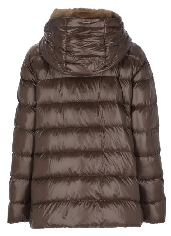 26FW 에르노 밍크 퍼 이펙트 파카 재킷 PI002312D12017Z8810 Grey - HERNO
