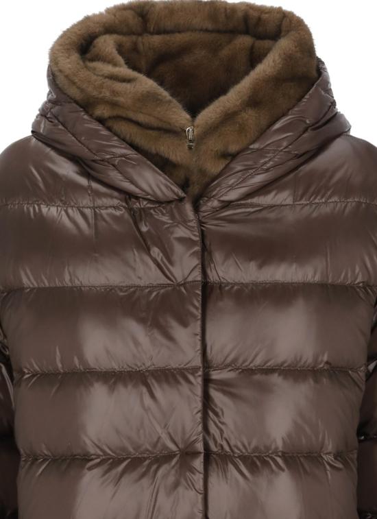 26FW 에르노 밍크 퍼 이펙트 파카 재킷 PI002312D12017Z8810 Grey - HERNO