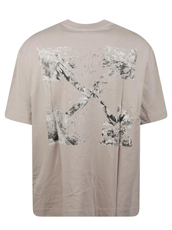 26FW 오프화이트 반팔 티셔츠 44MAA120F26J00D Neutrals - OFF WHITE