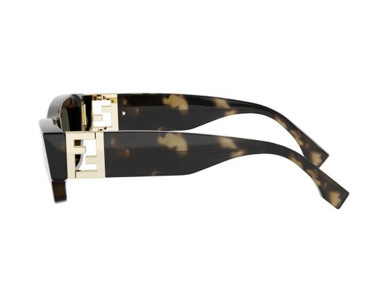 26FW 펜디 선글라스 Fe40234i 호피무늬 오버사이즈 스퀘어 프레임 - FENDI