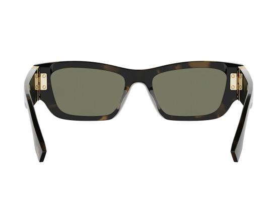 26FW 펜디 선글라스 Fe40234i 호피무늬 오버사이즈 스퀘어 프레임 - FENDI