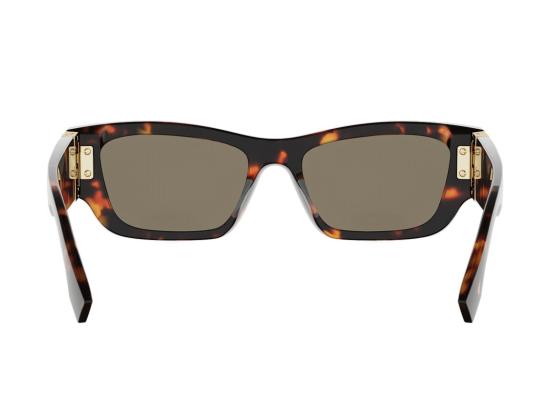 26FW 펜디 선글라스 Fe40234i 호피무늬 오버사이즈 - FENDI