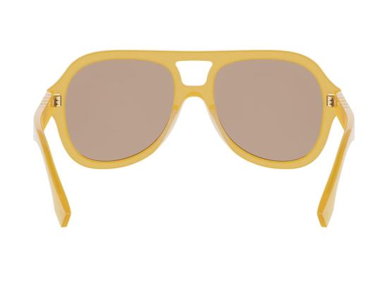 26FW 펜디 선글라스 Fe40232i 머스터드 옐로우 오버사이즈 에비에이터 - FENDI