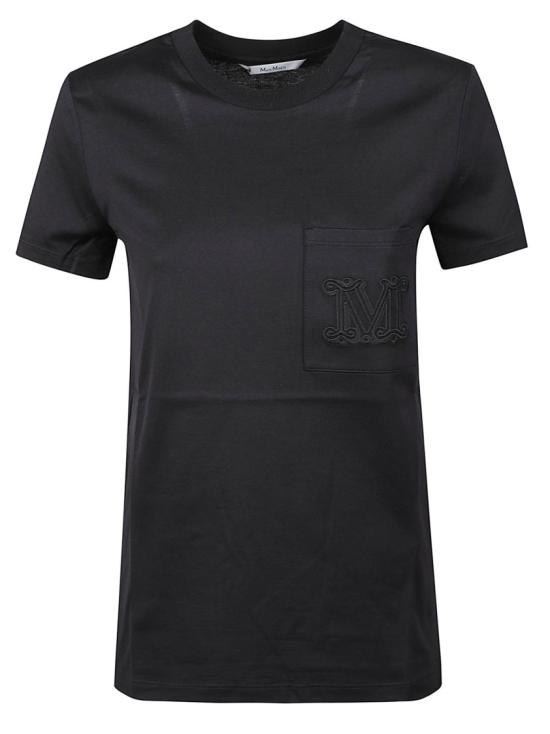 26FW 막스마라 파파이 코튼 저지 티셔츠 파파이 코튼 저지 티셔츠 2621946051600 Black