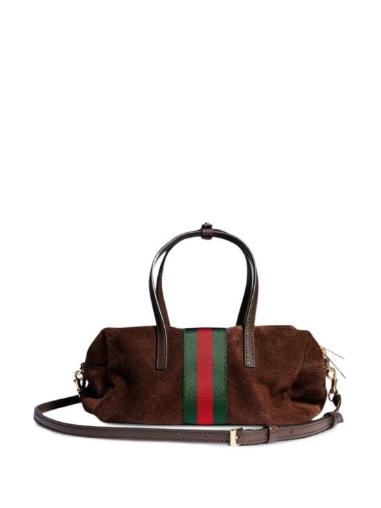 26FW 구찌 웹 스몰 보스턴백 A0070TAAHCC2147 Brown - GUCCI