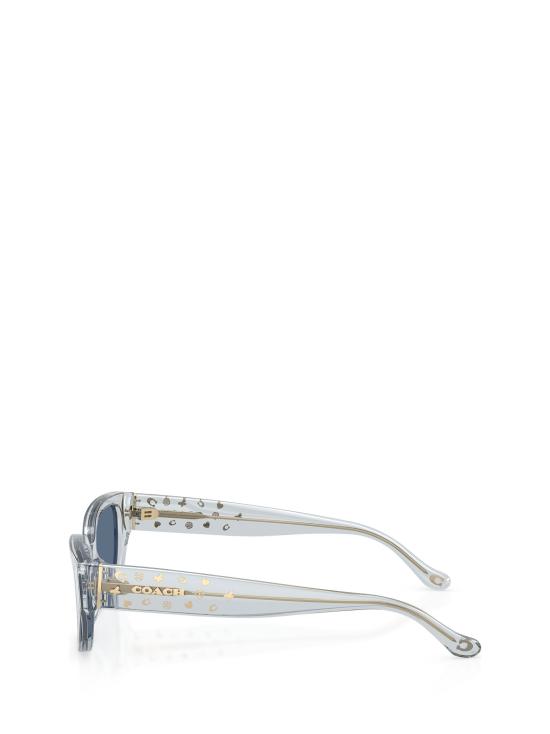 25FW 코치 선글라스 HC8439U 590480 TRANSPARENT LIGHT BLUE - COACH