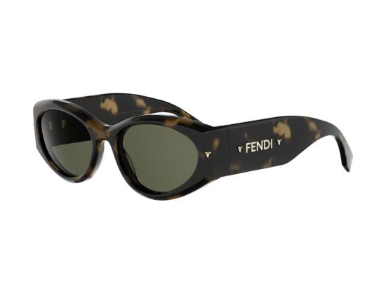 26FW 펜디 선글라스 Fe40239i 호피무늬 오버사이즈 캣아이 - FENDI
