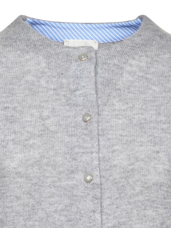 26FW 포르테포르테 니트웨어 15138F50A0988 Grey - FORTE FORTE