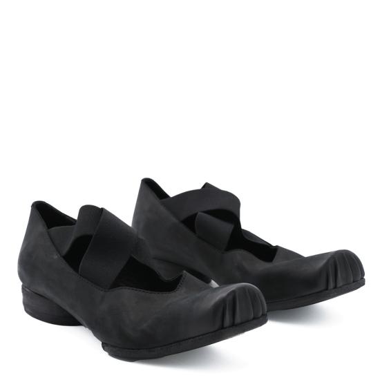 26FW 우마 왕 플랫 슈즈 US9001UW900 Black - UMA WANG