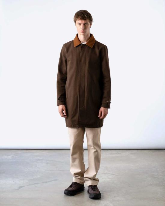  파 아필드 코트 Far Afield Bellow Car Coat - FAR AFIELD