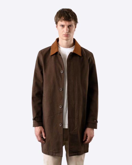  파 아필드 코트 Far Afield Bellow Car Coat - FAR AFIELD
