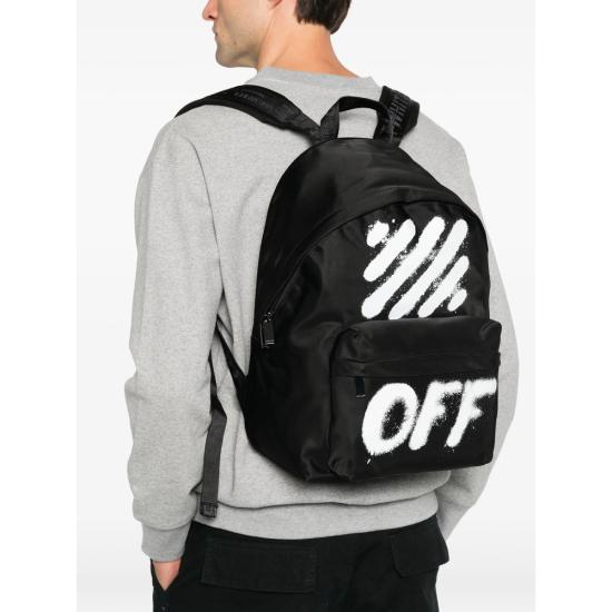 26FW 오프화이트 백팩 OWMNB13F26 FB01 1001 BLACK - OFF WHITE