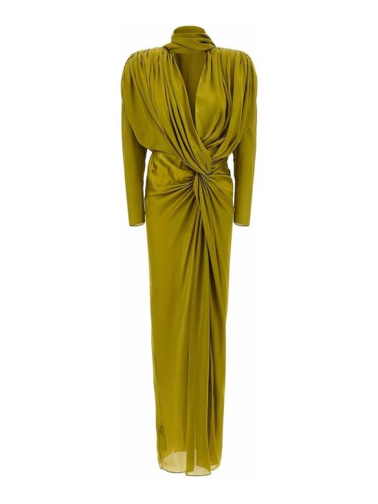 26FW 발망 미디 스커트 DR0000000114A50 GREEN