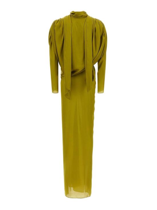 26FW 발망 미디 스커트 DR0000000114A50 GREEN - BALMAIN