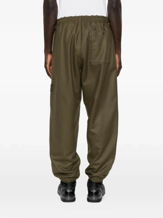 26FW 스톤 아일랜드 울 나일론 플란넬 고스트 조거 팬츠 L2S153100024S0F24V0054 GREEN - STONE ISLAND