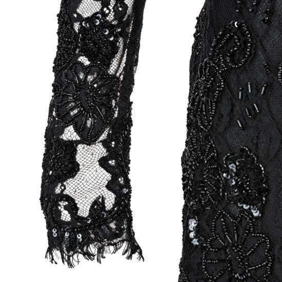26FW 블루마린 미디 원피스 RF6062 J161622222 BLACK - BLUMARINE
