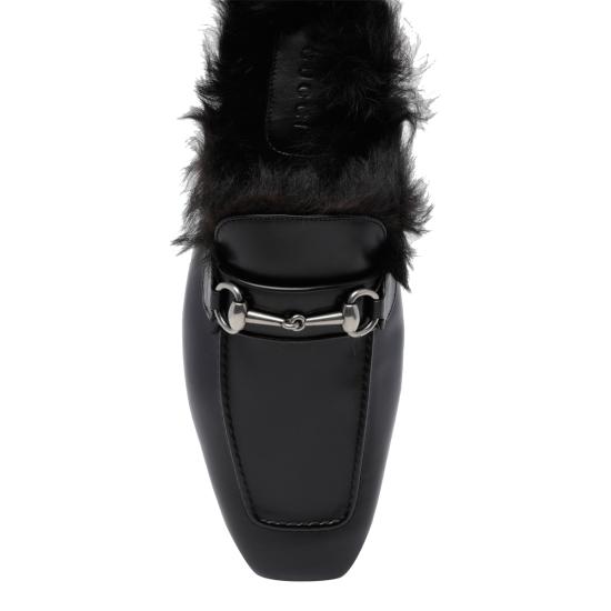 26FW 구찌 카사노바 홀스빗 가죽 슬리퍼 카사노바 홀스빗 가죽 슬리퍼 A005GQ AAG9B1000 - GUCCI