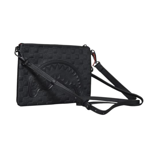 26FW 스프레이그라운드 클러치/파우치 910B9508NSZ RILIEVOSCACCHI NERO - SPRAYGROUND