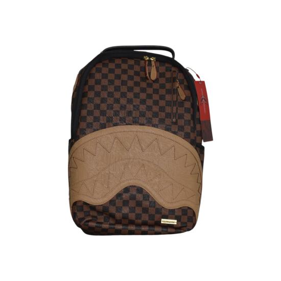 26FW 스프레이그라운드 백팩 910B8592NSZ SCACCHIMARRONE MARRONE NERO