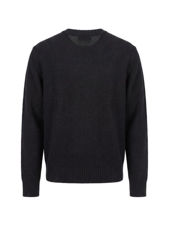 26FW 구찌 울 캐시미어 크루넥 스웨터 A006B0 XKFRI1043 BLACK - GUCCI