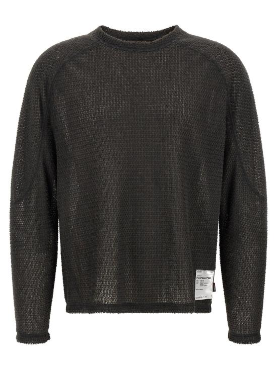 26FW 새티스파이 니트웨어 Fuzzfleece™ 광고 스웨터 및 가디건 (회색)