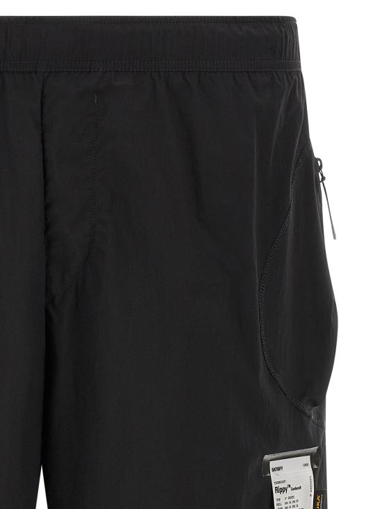 26FW 새티스파이 숏팬츠 Rippy™ Cordura® 5 버뮤다 반바지 블랙 - SATISFY