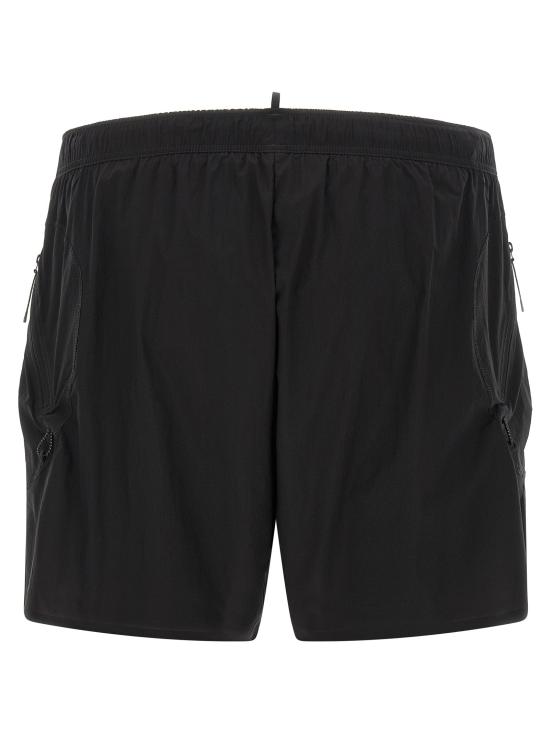 26FW 새티스파이 숏팬츠 Rippy™ Cordura® 5 버뮤다 반바지 블랙 - SATISFY