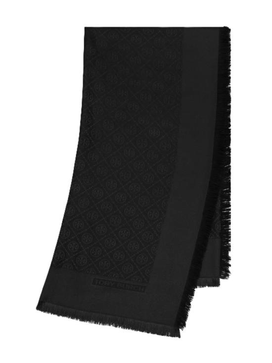 26FW 토리버치 T 모노그램 자카드 트래블러 1605701000 Black - TORY BURCH
