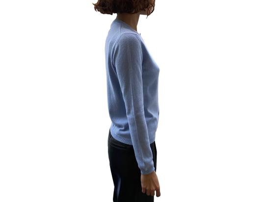 26FW 라 로즈 스웨터 GDC22801 40951 BABY BLUE - LA ROSE