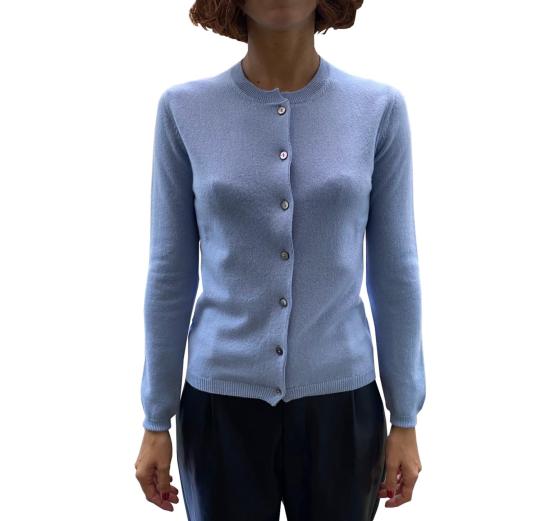 26FW 라 로즈 스웨터 GDC22801 40951 BABY BLUE