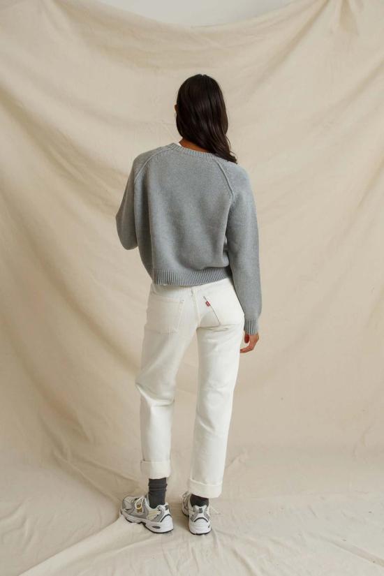  퍼펙트 화이트 티 스웨터 퍼펙트화이트티 에비 래글런 크루 - PERFECT WHITE TEE