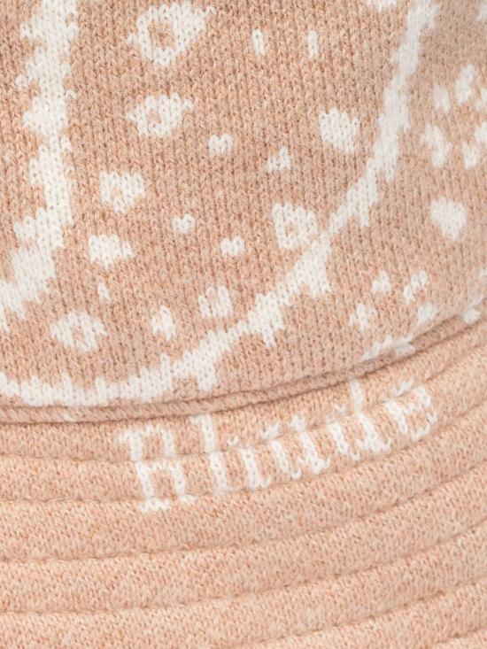  루드 버킷햇 Rhude 니트 버킷햇 베이지 - RHUDE
