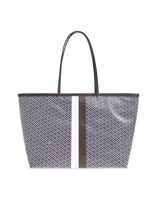  토리버치 토트백 더 레이서 로고  블루 - TORY BURCH