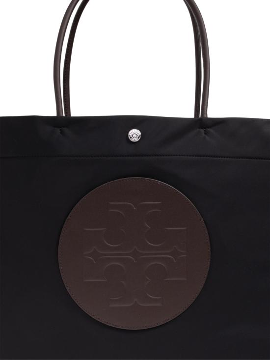  토리버치 토트백 엘라 트위스트 로고  블랙 - TORY BURCH
