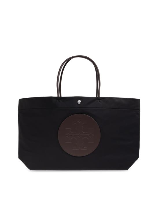  토리버치 토트백 엘라 트위스트 로고  블랙 - TORY BURCH