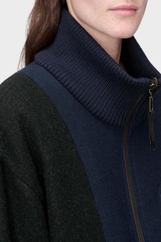  마르지엘라 봄버 자켓 메종  스플라이스드 봄버 재킷 블루 - MAISON MARGIELA
