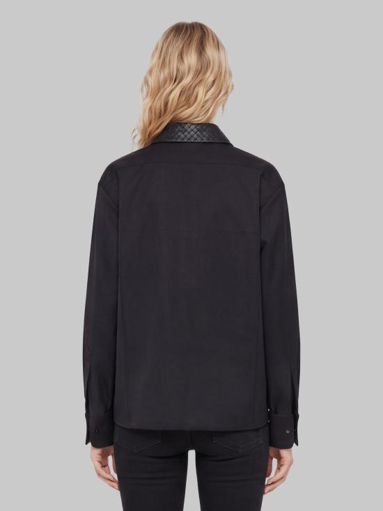26FW 보테가베네타 셔츠 A002QU BLACK - BOTTEGA VENETA