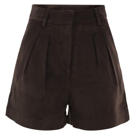 26FW 세인트바쓰 숏팬츠 AYA0002 DARK BROWN