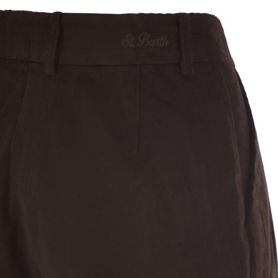 26FW 세인트바쓰 숏팬츠 AYA0002 DARK BROWN - MC2 SAINT BARTH